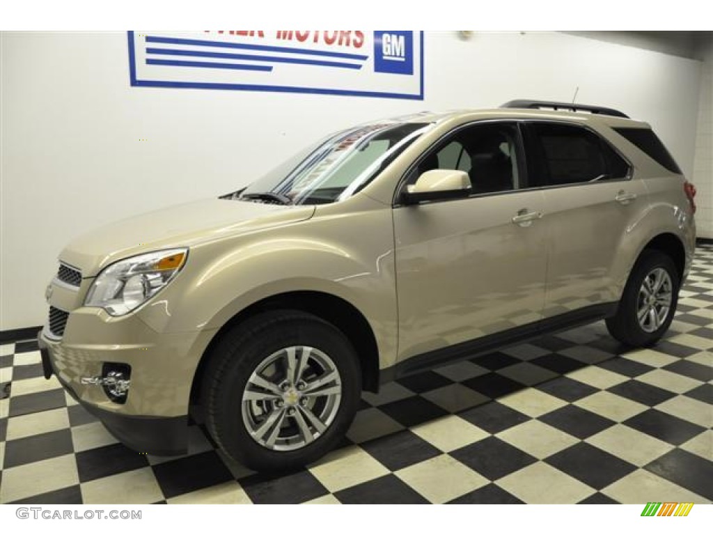 2012 Equinox LT - Gold Mist Metallic / Jet Black photo #1