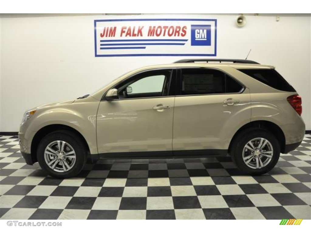 2012 Equinox LT - Gold Mist Metallic / Jet Black photo #2