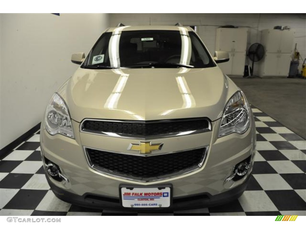 2012 Equinox LT - Gold Mist Metallic / Jet Black photo #3