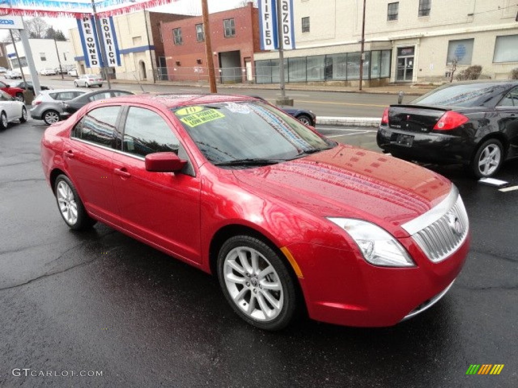 2010 Milan V6 Premier - Red Candy Metallic / Dark Charcoal photo #7