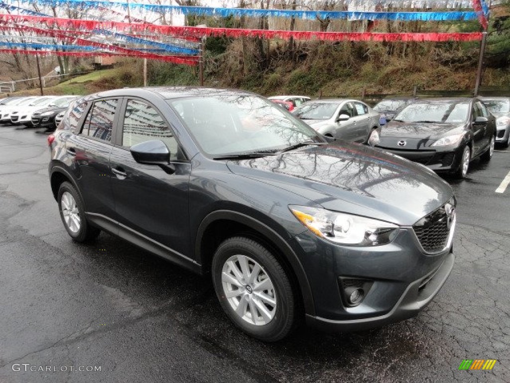Metropolitan Gray Mica 2013 Mazda CX-5 Touring AWD Exterior Photo #61662217
