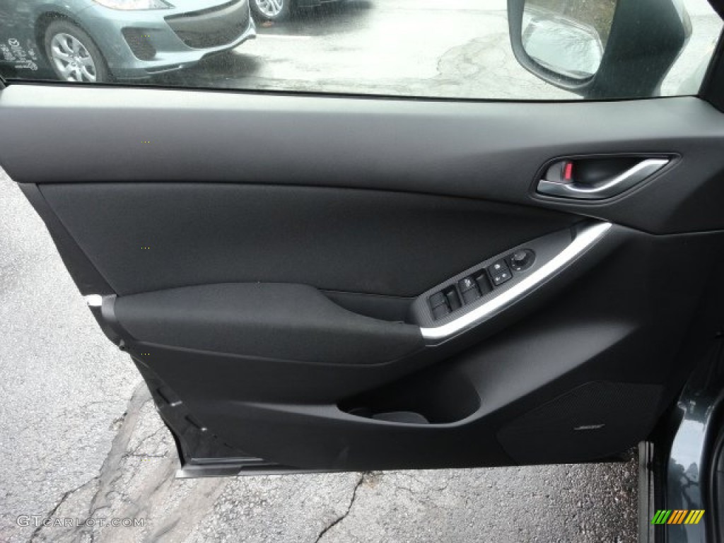 2013 Mazda CX-5 Touring AWD Black Door Panel Photo #61662263