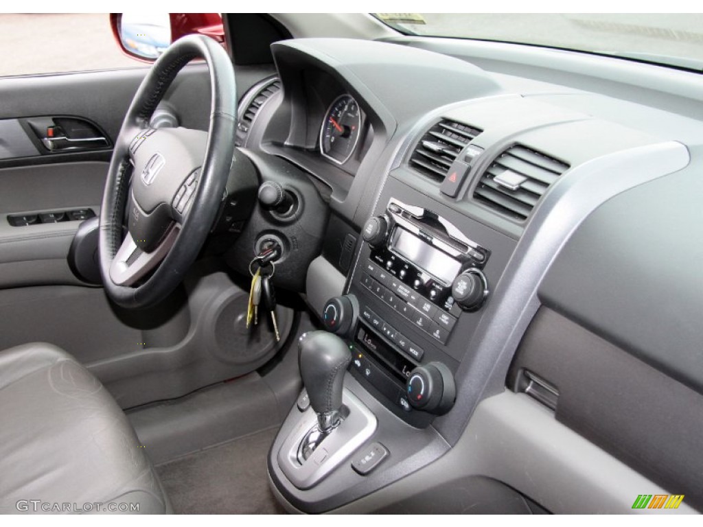 2009 CR-V EX-L 4WD - Tango Red Pearl / Gray photo #5