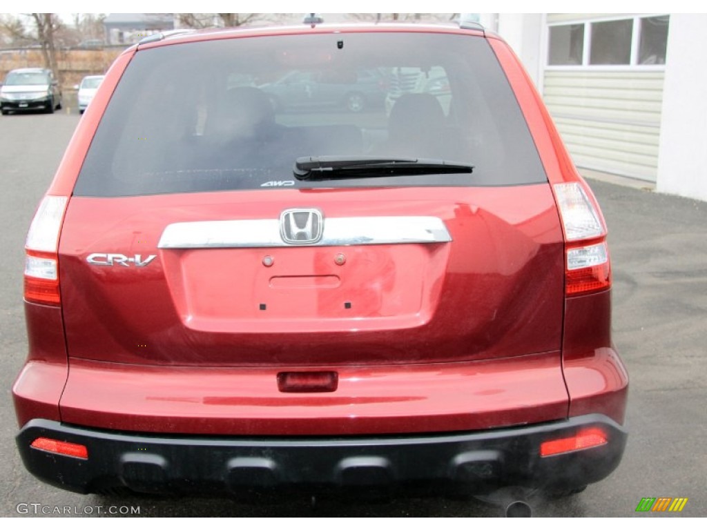 2009 CR-V EX-L 4WD - Tango Red Pearl / Gray photo #9