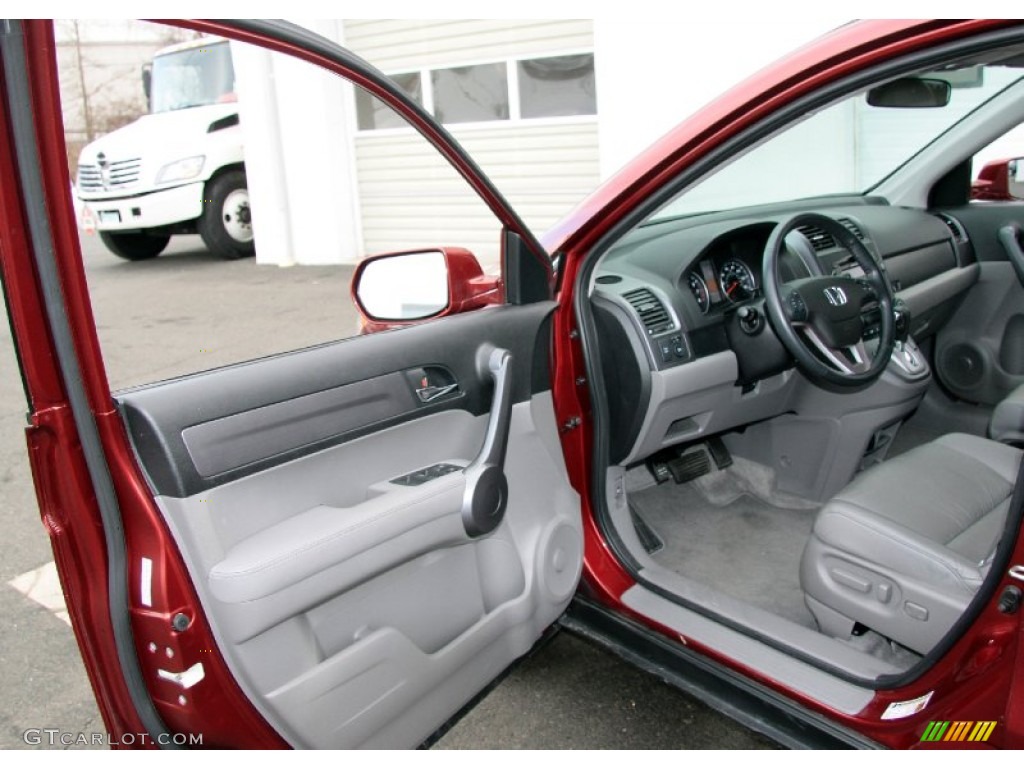 2009 CR-V EX-L 4WD - Tango Red Pearl / Gray photo #19