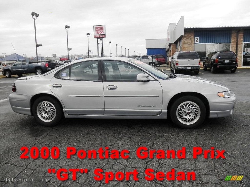 2000 Grand Prix GT Sedan - Silvermist Metallic / Graphite photo #1