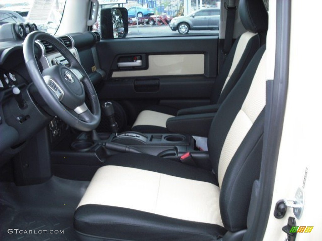 Dark Charcoal/Beige Interior 2010 Toyota FJ Cruiser Trail Teams Special Edition 4WD Photo #61663153