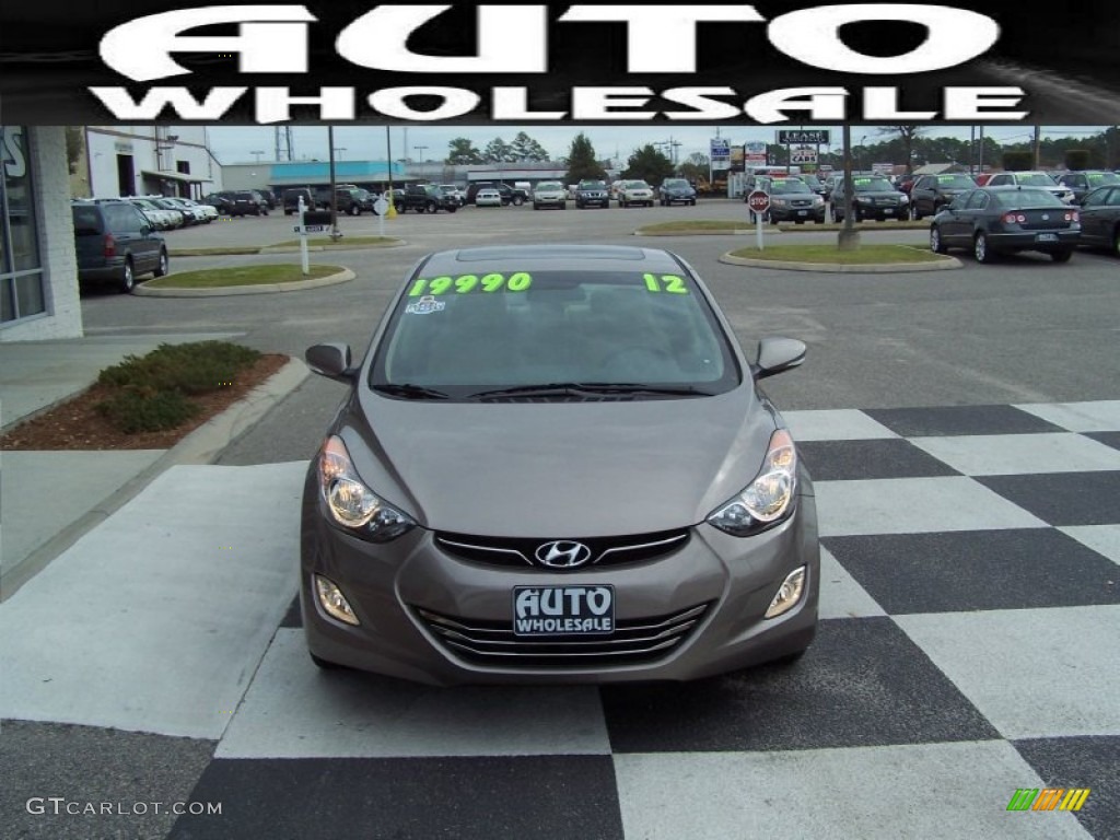 2012 Elantra Limited - Desert Bronze / Beige photo #2
