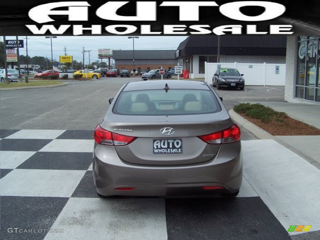 2012 Elantra Limited - Desert Bronze / Beige photo #3