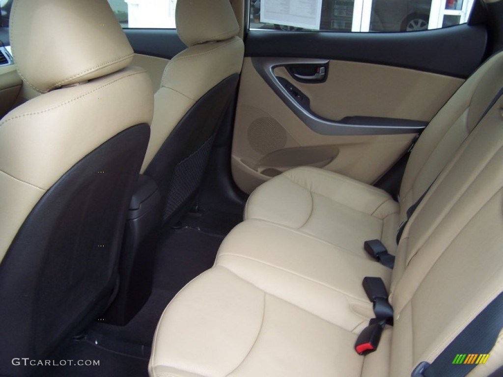 2012 Elantra Limited - Desert Bronze / Beige photo #7
