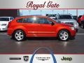 2007 Inferno Red Crystal Pearl Dodge Caliber R/T AWD  photo #1