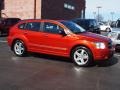 2007 Inferno Red Crystal Pearl Dodge Caliber R/T AWD  photo #2
