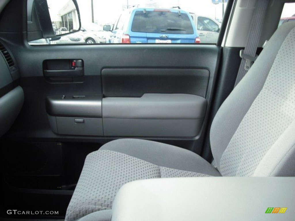 2010 Tundra SR5 CrewMax - Super White / Graphite Gray photo #10