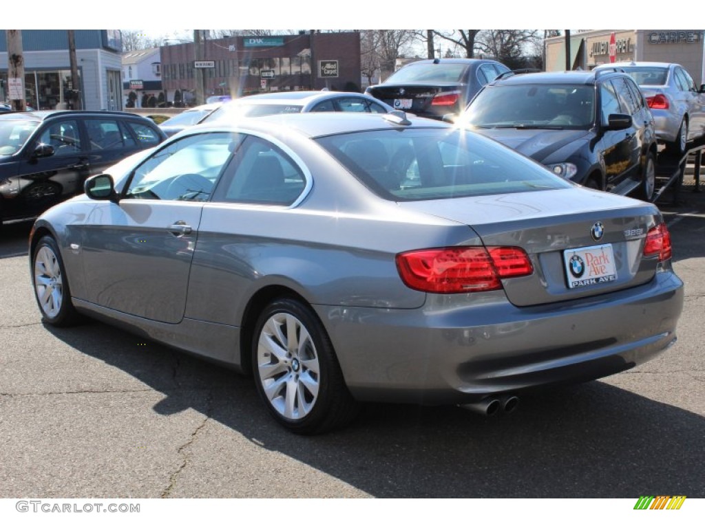 2011 3 Series 328i xDrive Coupe - Space Gray Metallic / Gray Dakota Leather photo #7