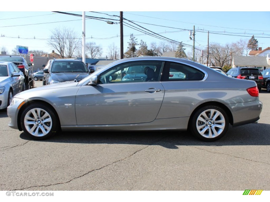 2011 3 Series 328i xDrive Coupe - Space Gray Metallic / Gray Dakota Leather photo #8