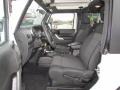 Black 2011 Jeep Wrangler Rubicon 4x4 Interior Color
