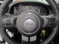 Black 2011 Jeep Wrangler Rubicon 4x4 Steering Wheel