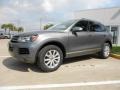 2012 Canyon Gray Metallic Volkswagen Touareg VR6 FSI Sport 4XMotion  photo #3