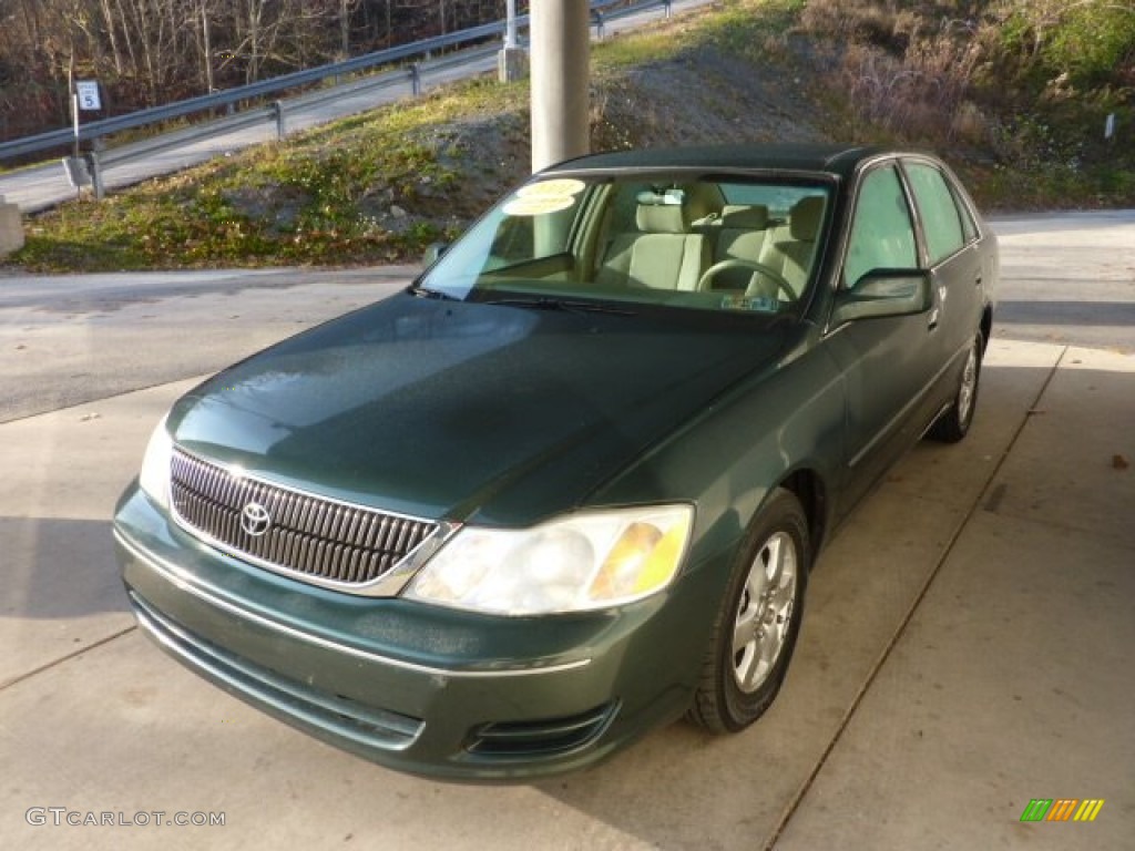 2001 Avalon XL - Woodland Green Pearl / Ivory photo #5