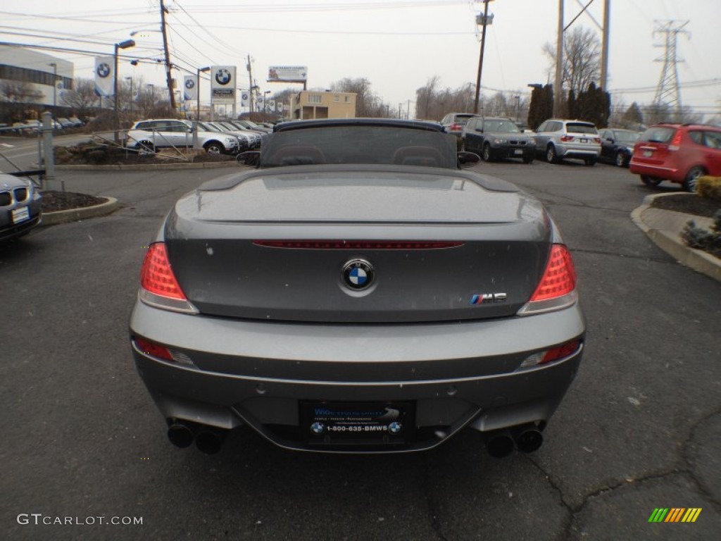 2007 M6 Convertible - Silver Grey Metallic / Indianapolis Red photo #5