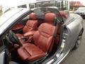 2007 BMW M6 Indianapolis Red Interior Front Seat Photo