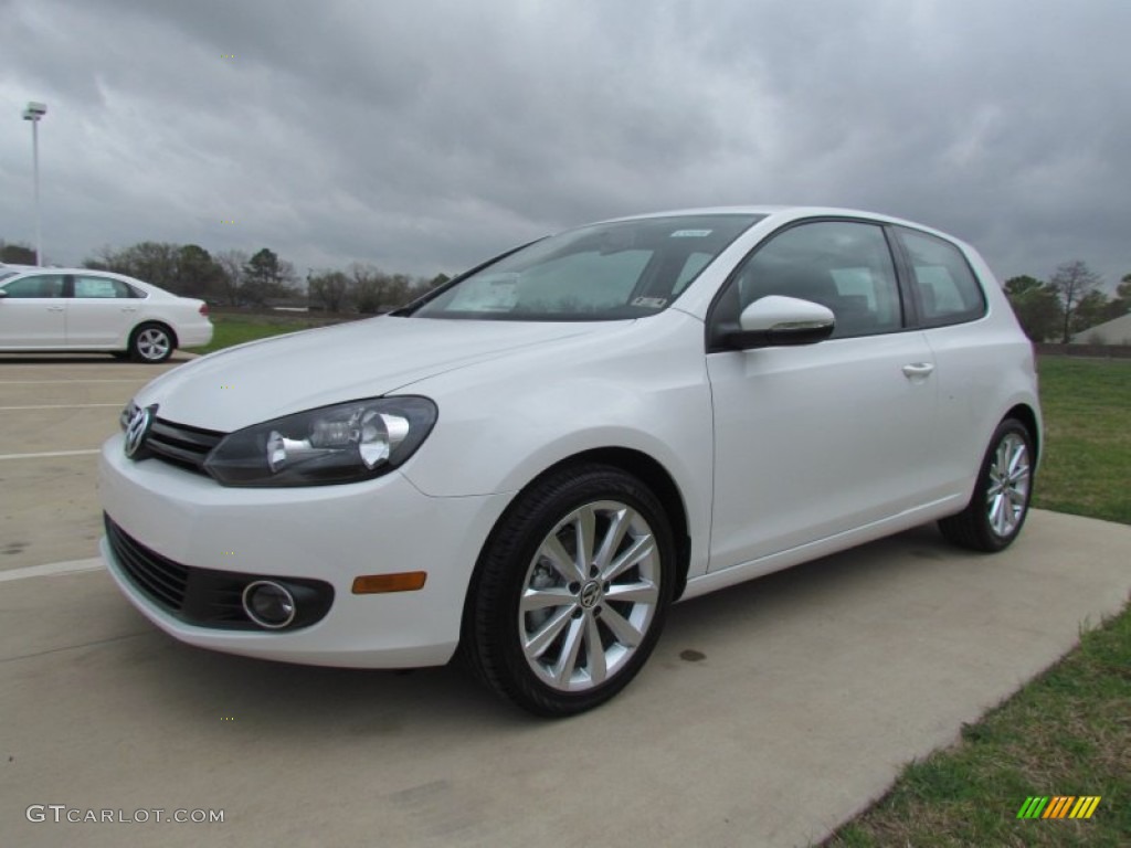 Candy White 2012 Volkswagen Golf 2 Door TDI Exterior Photo #61667264