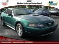 2000 Amazon Green Metallic Ford Mustang V6 Coupe  photo #1