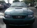 2000 Amazon Green Metallic Ford Mustang V6 Coupe  photo #3