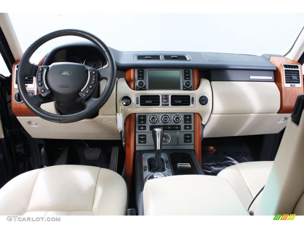 2008 Land Rover Range Rover V8 HSE Ivory Dashboard Photo #61668028