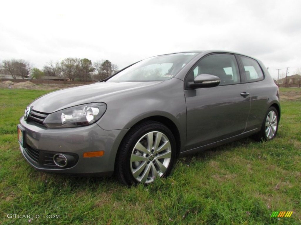 United Gray Metallic 2012 Volkswagen Golf 2 Door TDI Exterior Photo #61668178