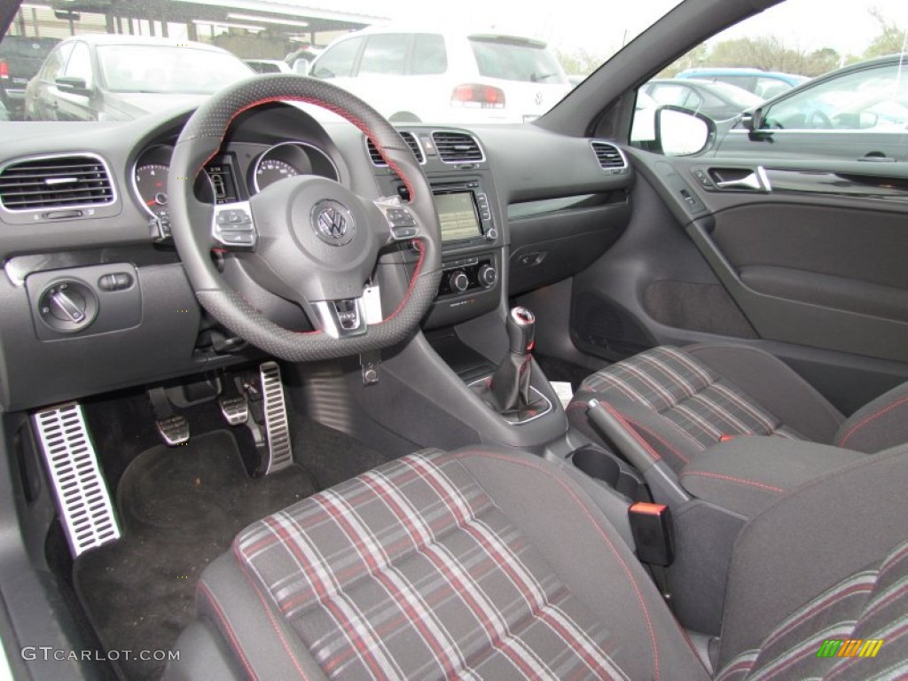 Interlagos Plaid Cloth Interior 2012 Volkswagen GTI 2 Door Photo #61668532