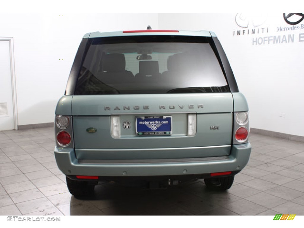 2008 Range Rover V8 HSE - Lucerne Green Metallic / Ivory photo #4