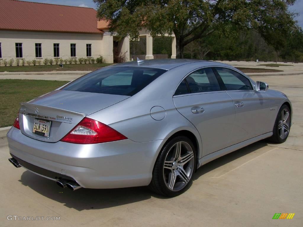 2009 CLS 63 AMG - Iridium Silver Metallic / Black photo #3