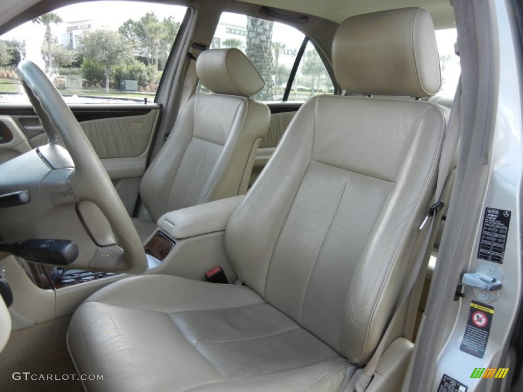 Parchment Interior 1998 Mercedes-Benz E 320 Sedan Photo #61669606