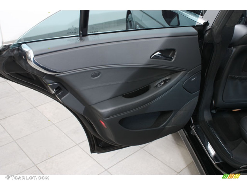 2009 Mercedes-Benz CLS 63 AMG Black Door Panel Photo #61669690