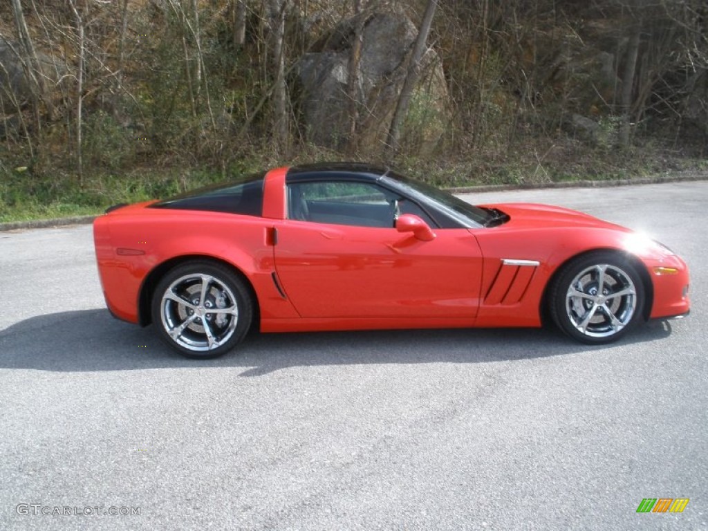2010 Corvette Grand Sport Coupe - Torch Red / Titanium Gray photo #2