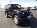 2012 Black Jeep Wrangler Sahara 4x4  photo #3