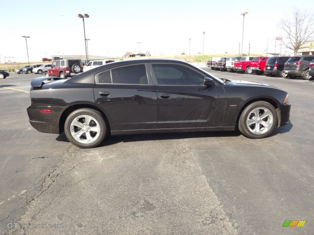 Brilliant Black Crystal Pearl 2011 Dodge Charger R/T Plus Exterior Photo #61671504
