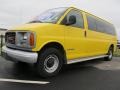 Yellow 1997 GMC Savana Van G1500 SLE Passenger