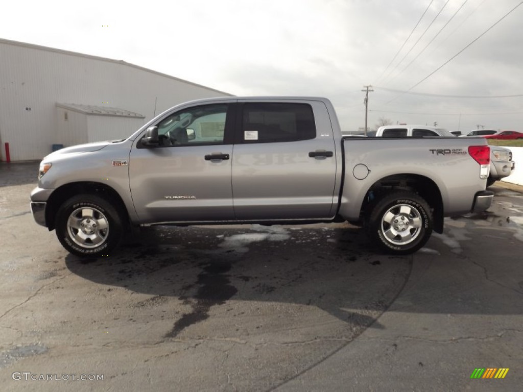 2012 Tundra SR5 TRD CrewMax 4x4 - Silver Sky Metallic / Graphite photo #4