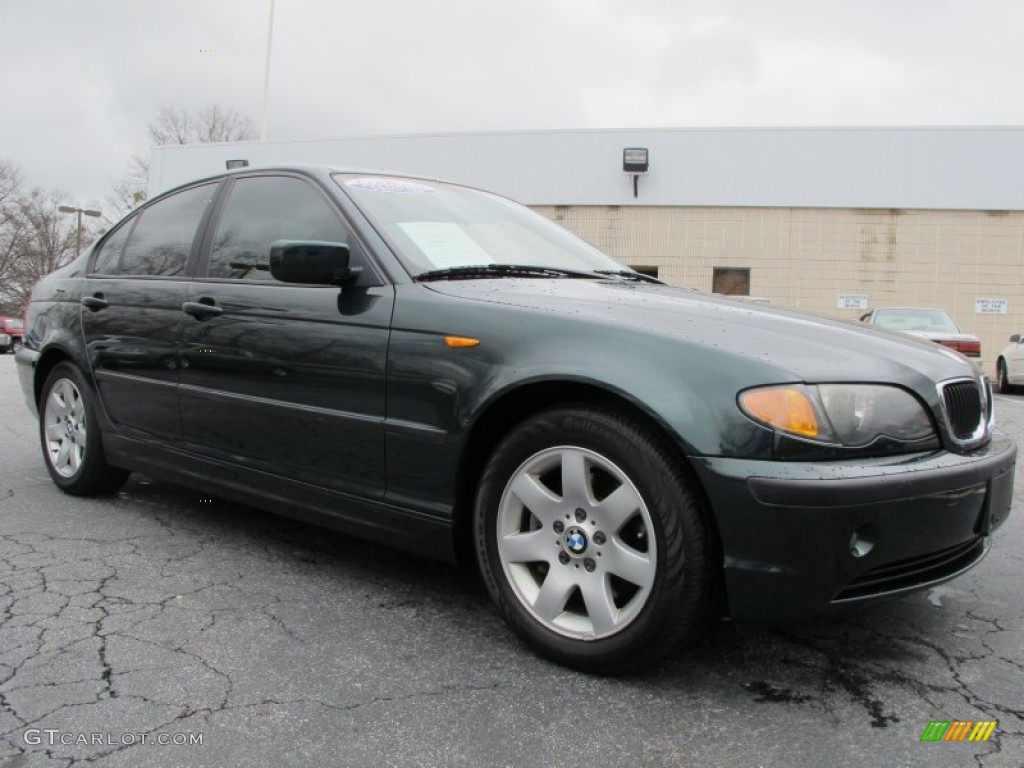 2003 3 Series 325i Sedan - Oxford Green Metallic / Sand photo #4