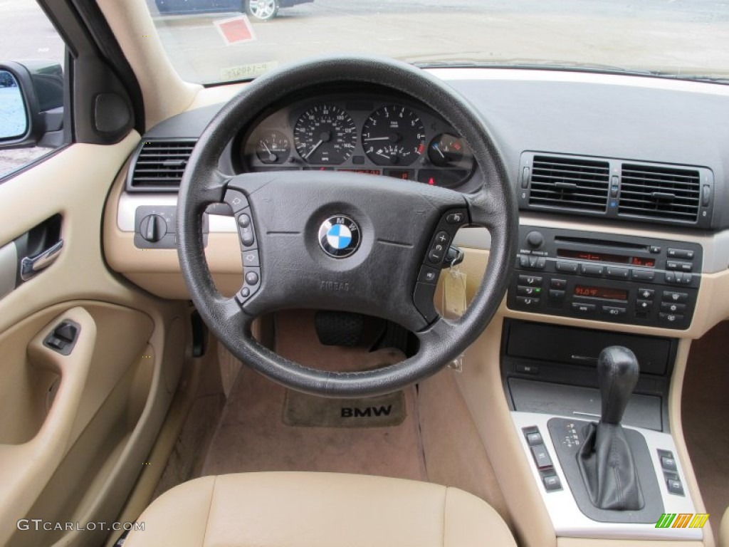 2003 BMW 3 Series 325i Sedan Sand Dashboard Photo #61673300