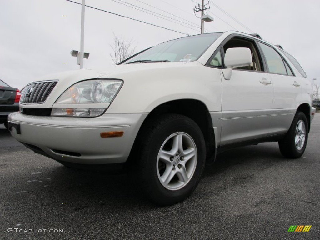 2001 RX 300 - White Gold Crystal / Ivory photo #1