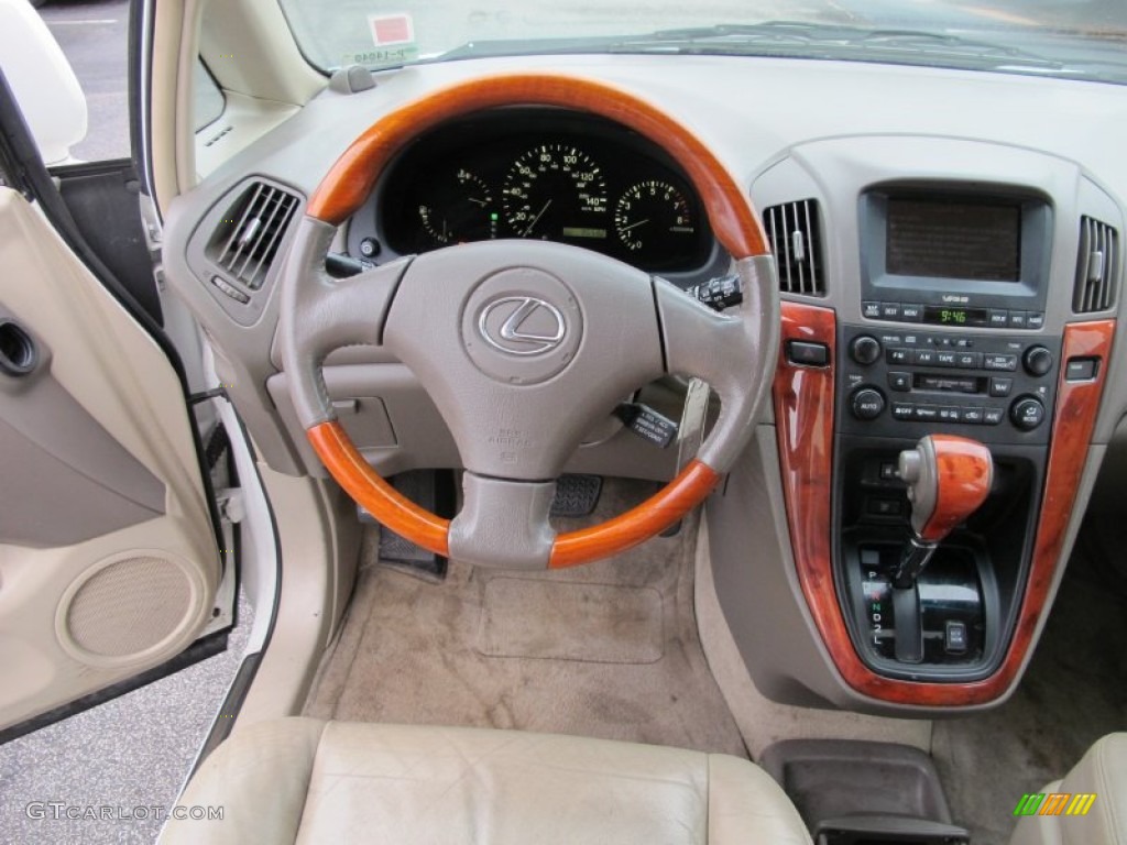 2001 Lexus RX 300 Ivory Dashboard Photo #61673438