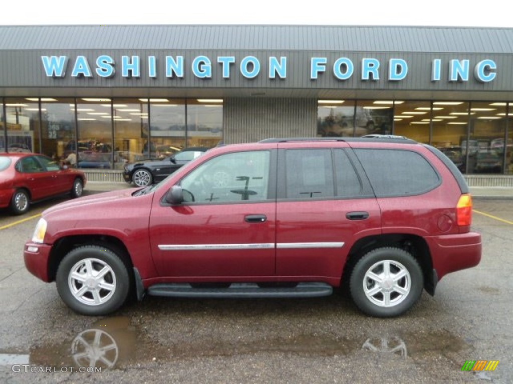 2009 Envoy SLE 4x4 - Red Jewel / Ebony photo #1