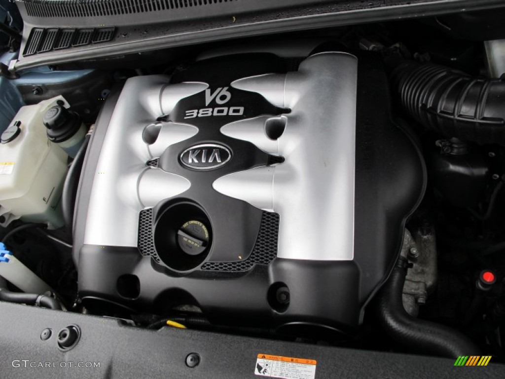 2006 Kia Sedona EX 3.8 Liter DOHC 24 Valve V6 Engine Photo #61674254