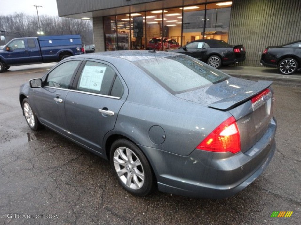 2011 Fusion SEL V6 AWD - Steel Blue Metallic / Charcoal Black photo #2