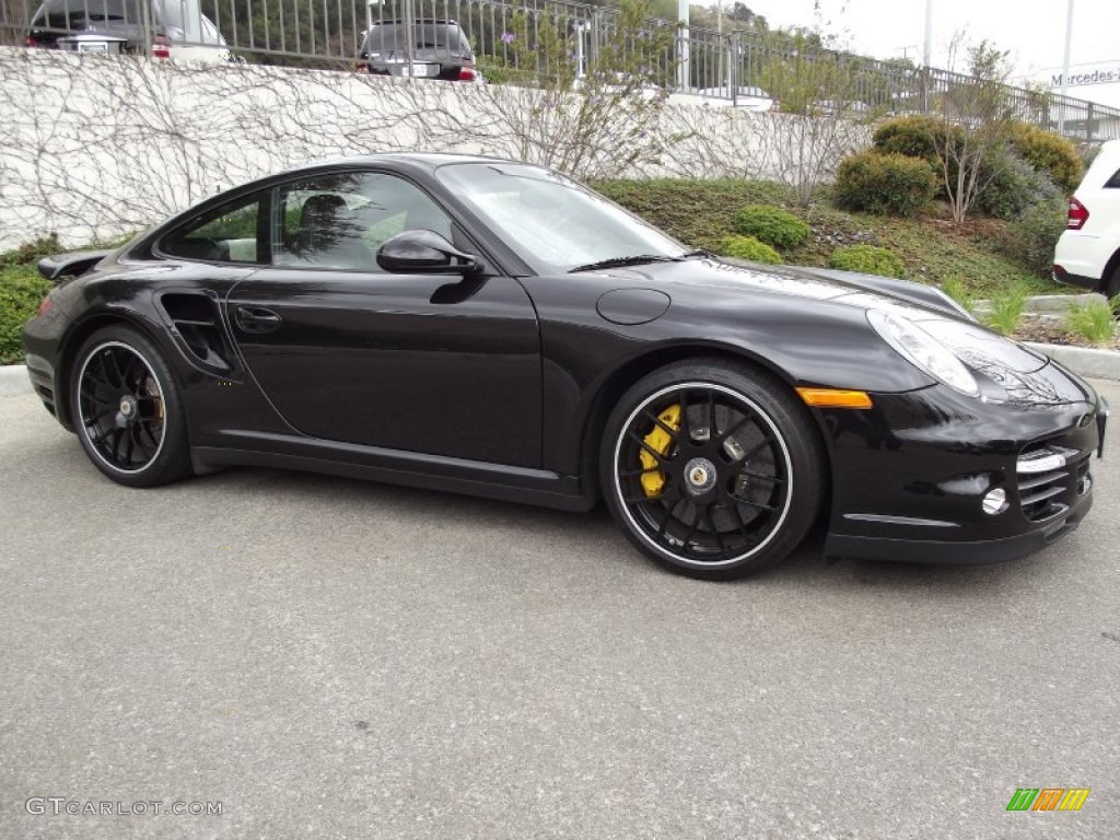 Black 2011 Porsche 911 Turbo S Coupe Exterior Photo #61675712