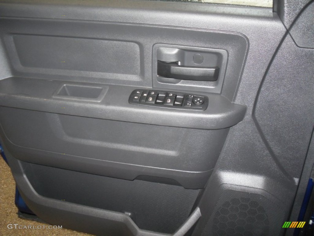 2010 Ram 1500 ST Quad Cab 4x4 - Deep Water Blue Pearl / Dark Slate/Medium Graystone photo #15