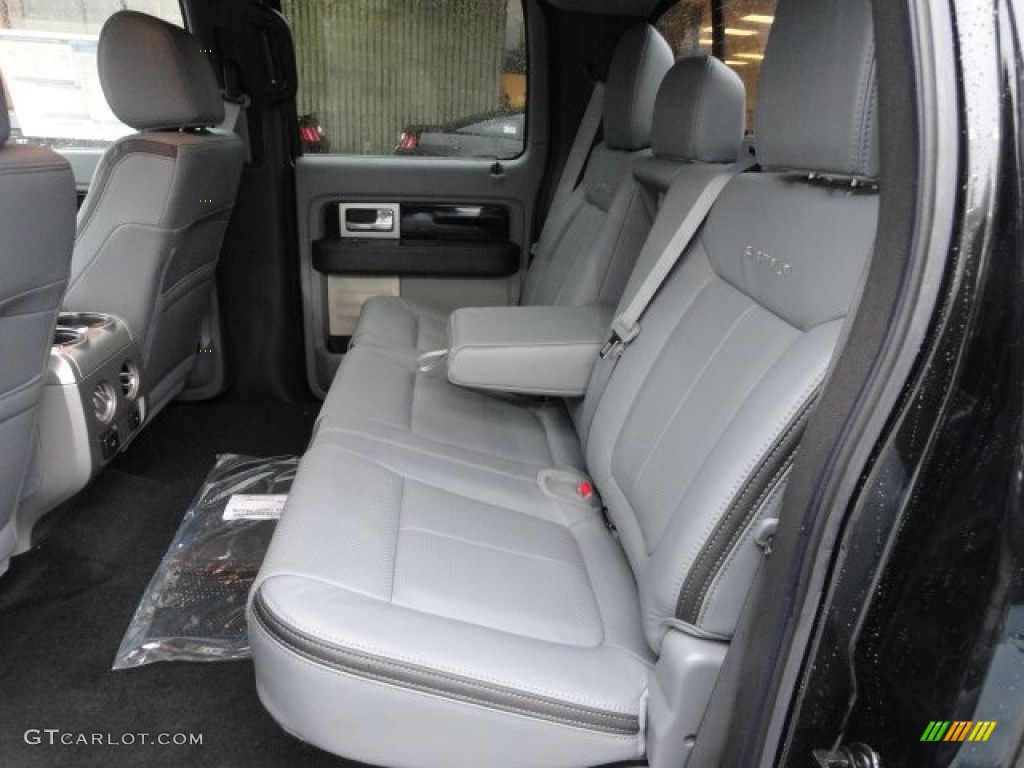 2012 Ford F150 Platinum SuperCrew 4x4 Rear Seat Photo #61676748